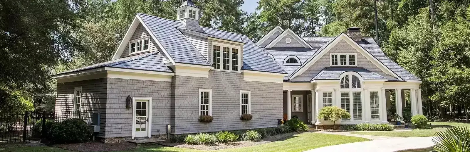 side view of large house