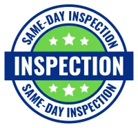 Same-Day Inspection Icon Badge